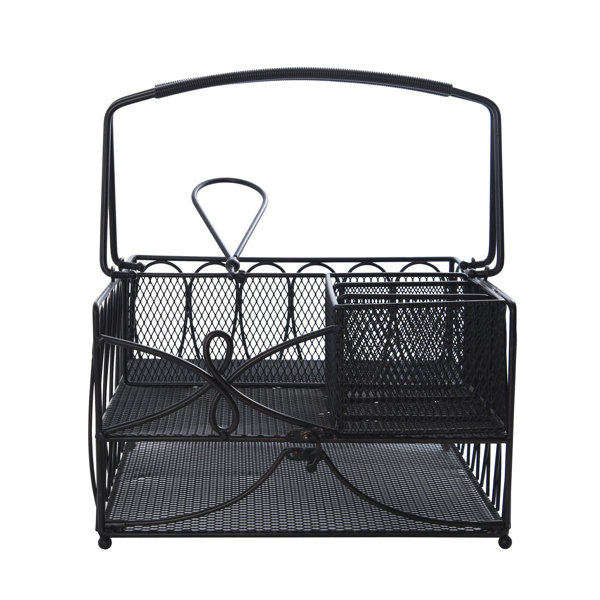 Gourmet Basics by Mikasa Loop Picnic Flatware Caddy & Reviews Wayfair